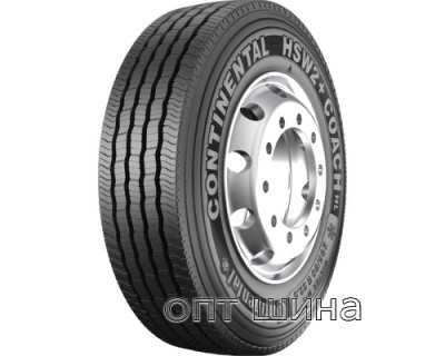 315/80R22.5 Continental HSW2+ Coach 156/150L Рулевая грузовая шина